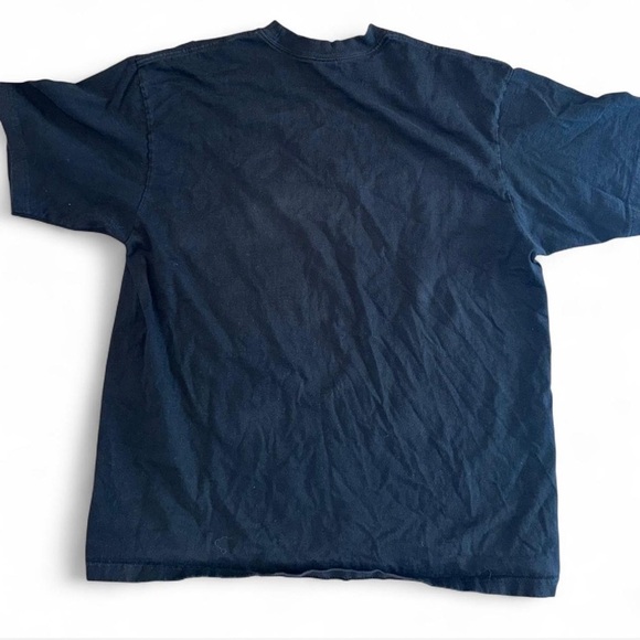 Black Y2K style Short Sleeve Tee - Picture 3 of 4